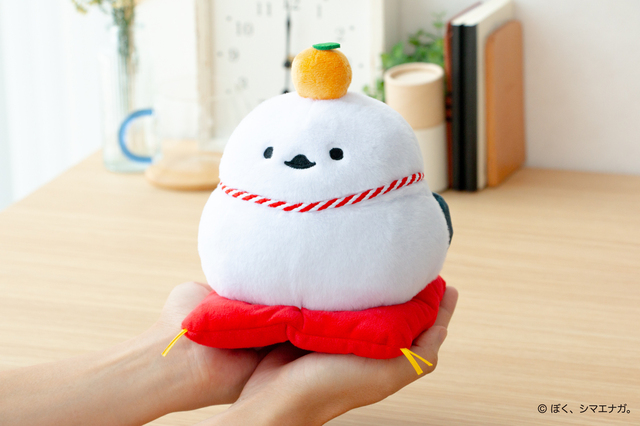 両手に乗る存在感のあるサイズ