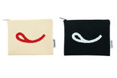 〔非売品〕オリジナルニットポーチ（スマイルマーク）＜全2種＞