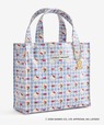 【Cath Kidston × Hello Kitty】スモールブックバッグ Sax 7,700円／Cath Kidstonのシグネチャーアイテムでもあるスモールブックバッグにハローキティコラボが登場