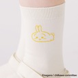 【ちいかわ×靴下屋】ちいかわ、ハチワレ、うさぎが、なせんプリントで両側に入った靴下