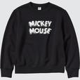KIDS モノクローム ミッキーマウス アート バイ ジョシュア・ヴィーダス スウェットシャツ(長袖)