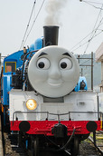 新金谷駅の「きかんしゃトーマス号」(1)