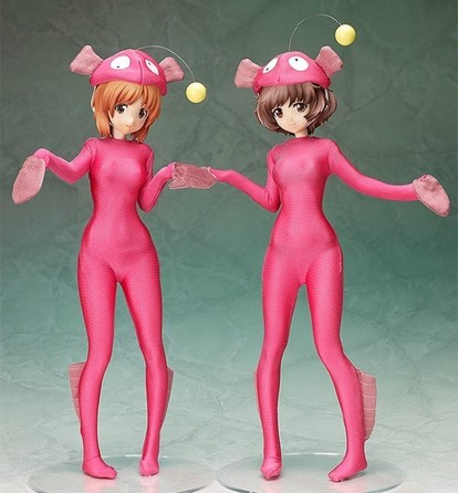 ガールズ＆バンツァー　西住みほ 水着、あんこう、制服フィギュア ガールズ＆パンツァー 西住みほ 制服＆あんこうスーツVer. 1/4 完成品