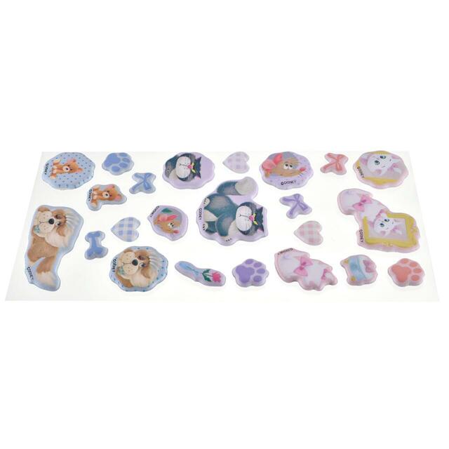 ディズニーキャラクター シール・ステッカー ぷっくり Sticker Collection DISNEY FLUFFY ANIMAL 700円