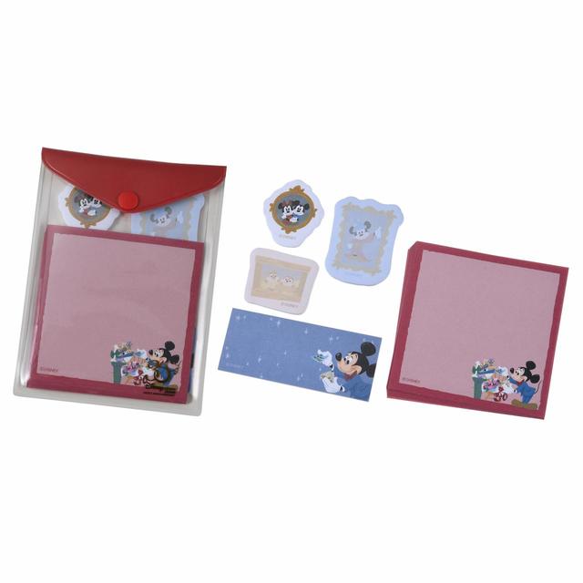 ミッキー＆フレンズ 付箋・メモ帳 ケース入り Disney Store Japan 30th Anniversary 770円