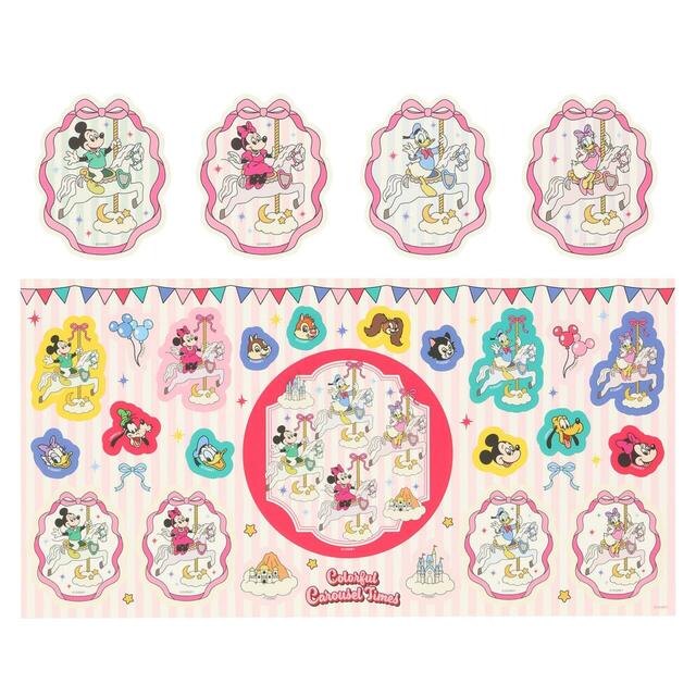 ステッカーセット 1,000円|東京ディズニーリゾート新作ステーショナリーグッズ|販売店舗:東京ディズニーランド「グランドエンポーリアム」、東京ディズニーシー「イル・ポスティーノ・ステーショナリー」|発売日:2026年11月26日(木)