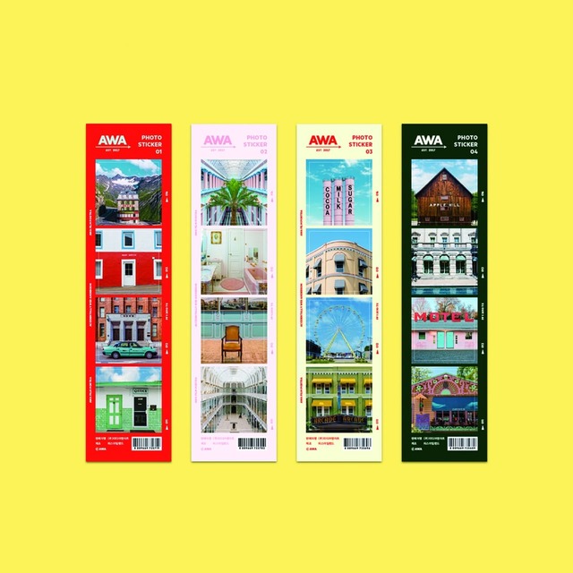 【ウェス・アンダーソンすぎる風景展】フォトステッカー