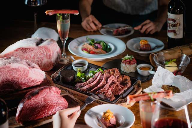 黒毛和牛ステーキ食べ放題コース