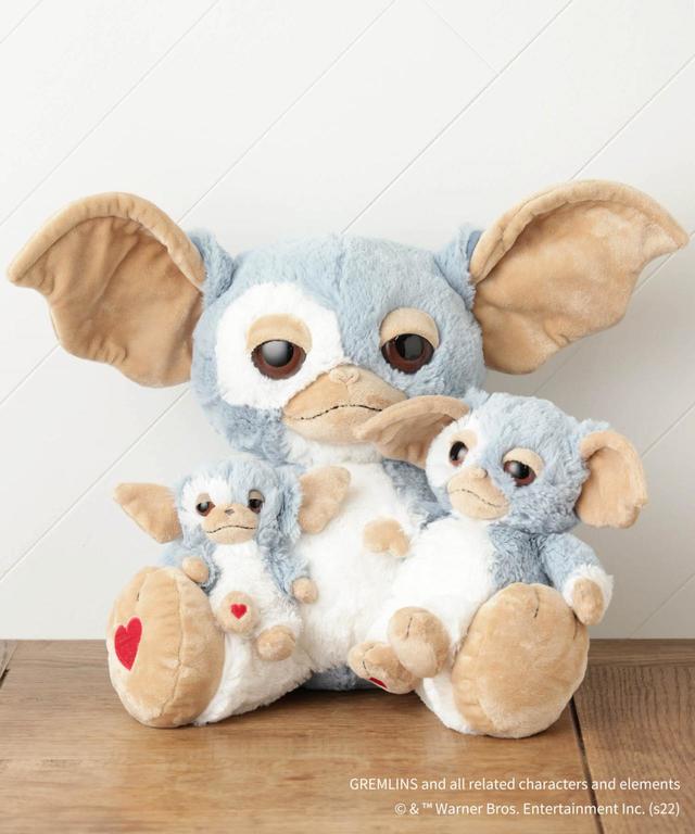 ギズモ ブルーグレーHeart 50cm 8,800円(税込)/ギズモ ブルーグレーHeart 25cm 4,400円(税込)/ギズモ ブルーグレーHeart 15cm 2,420円(税込)