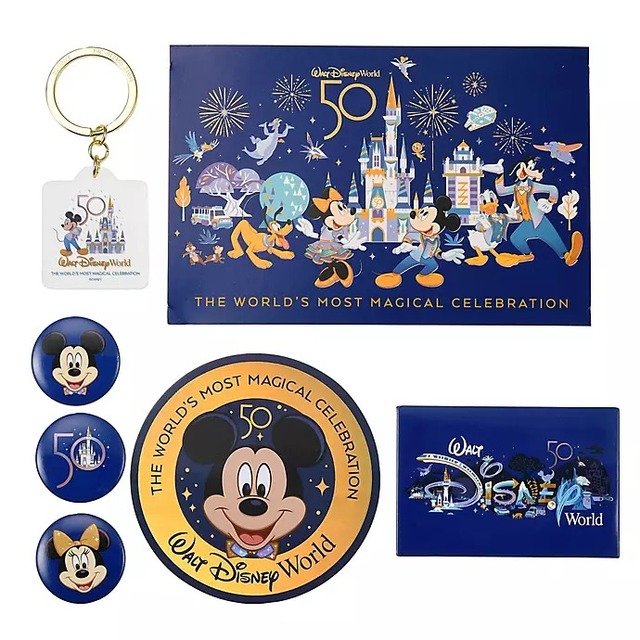 ディズニーキャラクター スーベニアセット WALT DISNEY World 50TH CELEBRATION 2,200円