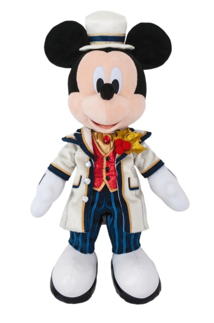 ぬいぐるみ 5,100円｜（立ったところ）高さ約40cm（座ったところ）高さ約30cm｜東京ディズニーリゾート「ディズニー・クリスマス」2019｜販売店舗：東京ディズニーシー「エンポーリオ」