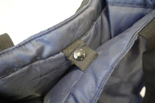 スナップボタン【ダイソー　キルティングショルダーバッグ】