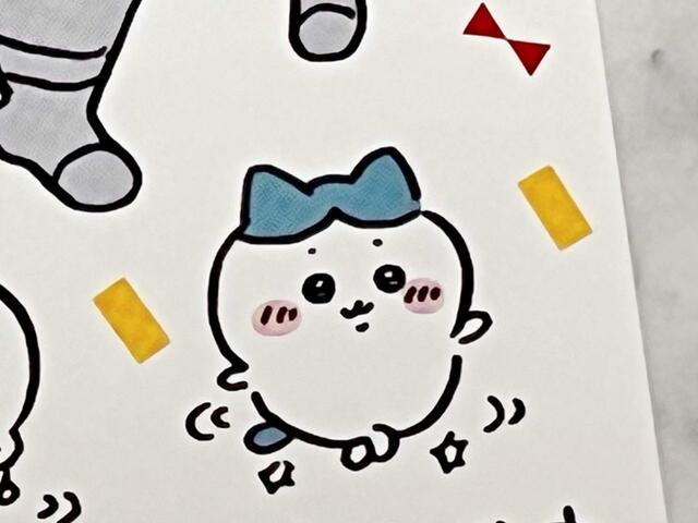 【マクドナルド　ハッピーセット「ちいかわ」】ハチワレも華麗にステップを踏んでいます♪かわいい！