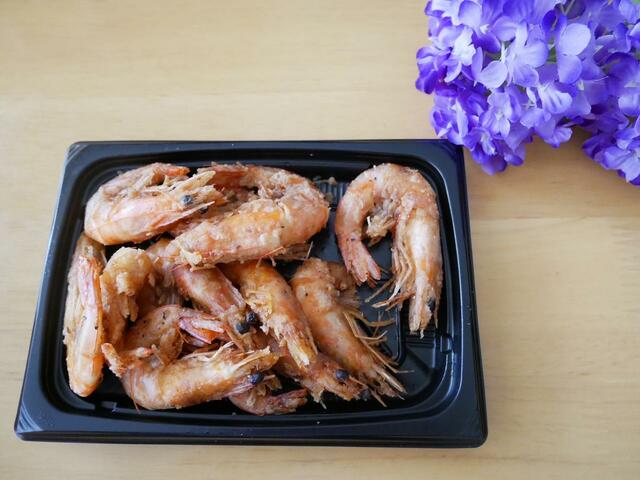 丸ごと食べられるガーリックシュリンプ