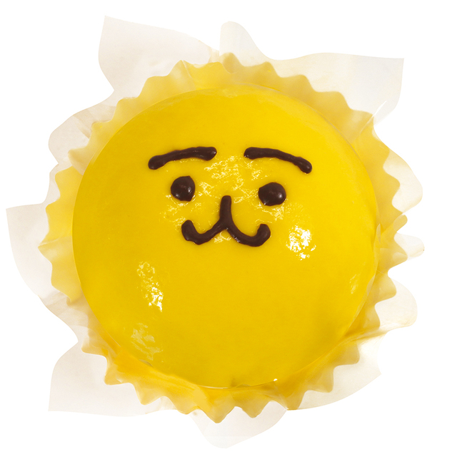 「えもじの子(コラボ) スン眉ケーキ」各税込637円【不二家×「えもじの子(仮)」コラボレーション商品】
