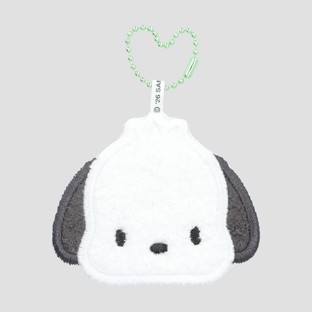 【サンリオキャラクターズ miniminiラグマット風キーホルダー】ポチャッコ