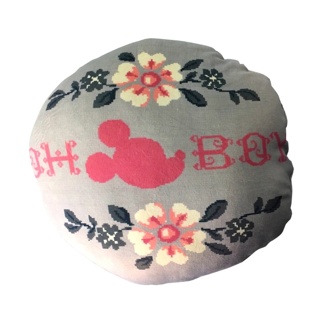 【2020秋冬】マシュマロクッション ミッキーマウス／ピンク