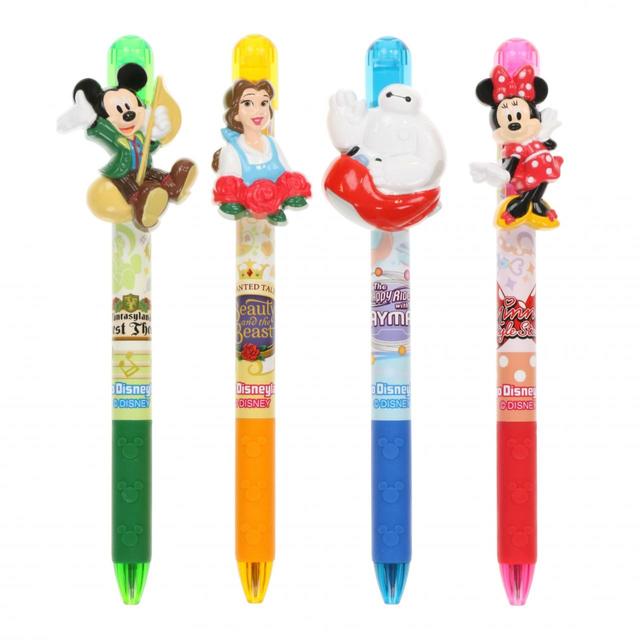 ボールペンセット 2000円｜長さ約14.5cm、4本セット、インクの色:黒｜東京ディズニーリゾート・アプリ、ギャグファクトリー／ファイブ･アンド･ダイム
