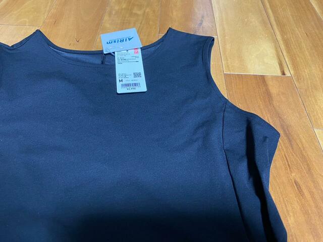 【UNIQLO ウルトラストレッチエアリズムワンピース】1枚でサラッと着られる