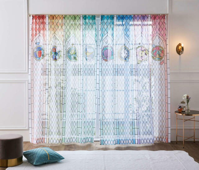 ステンドグラスのようなボイルレースカーテン「プリンセス」｜7,990～10,490円（税込）