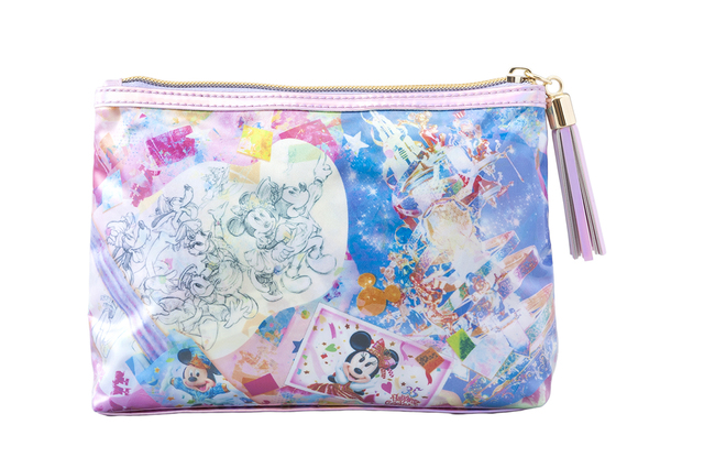 ポーチ 2,200円｜幅約21×高さ約15×マチ約5cm｜東京ディズニーランド「グランドエンポーリアム」、東京ディズニーシー「エンポーリオ」｜東京ディズニーリゾート35周年グランドフィナーレ