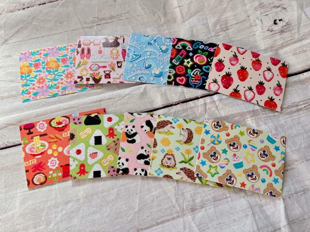 ラブラリーバイフェイラーの柄のメッセージカードは全10種類入り！