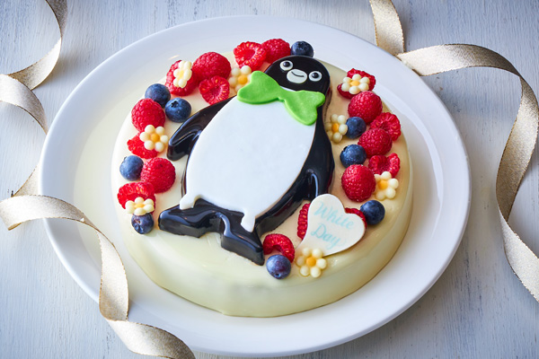 「Suicaのペンギン ホワイトデーケーキ」＜￥6,000（税込）＞【Suicaのペンギン バレンタイン＆ホワイトデーケーキ】