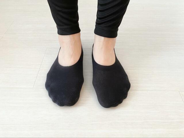 【ワークマン レディースインセクトシールド防虫レギンス】長さは足首まで