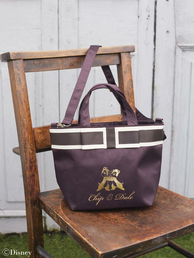 Chip&Dale/2WAYトートバッグ ¥6,600｜Maison de FLEUR「Disney Collection『チップ&デール』」