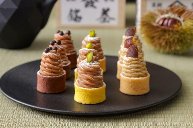 「フランス・イタリア・日本のモンブランを食べ比べ!」<期間:2025年10月7日~11月30日>【抹茶好きさんは「ホテルニューオータニ大阪」に集まれ!“抹茶かけ放題”で愉しめる『スーパースイーツビュッフェ2025』開催中!】