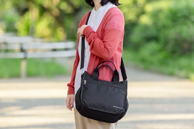 【JTB監修 3WAYショルダーバッグ】バッグサイズ（約）：縦26×横28×マチ12cm