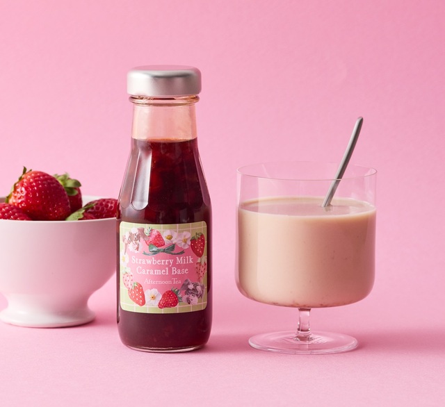「いちごミルクキャラメルのもと」<価格:1,000円(税込)>【【Afternoon Tea】お花のような「いちごクッキー」 や「いちごドリンク」など♪苺シーズン限定ギフト11種を発売!】