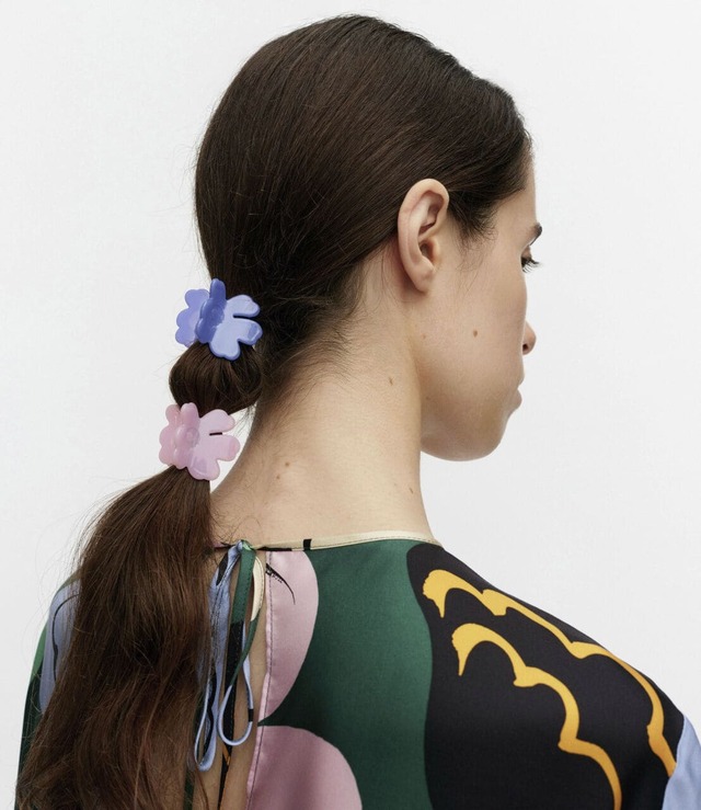 【マリメッコ新作】Nano Unikko ヘアクリップセット ￥8,470