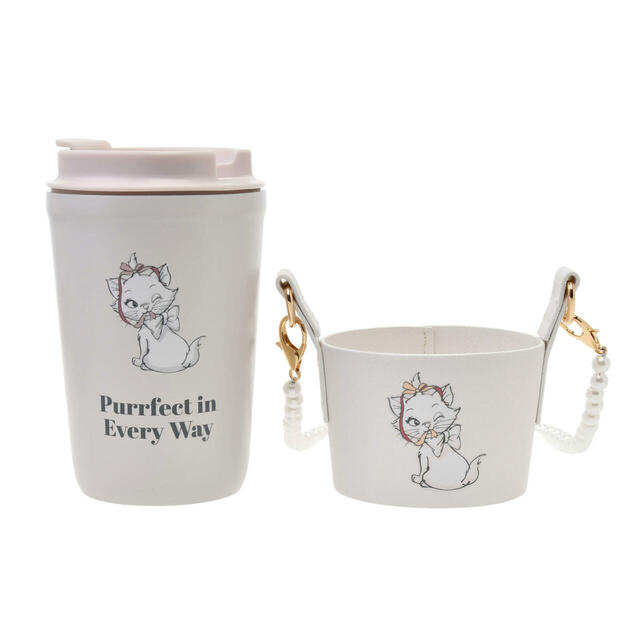 マリー おしゃれキャット タンブラー ステンレス ホルダー付き NEW LIFE RIBBON STYLE 3,800円