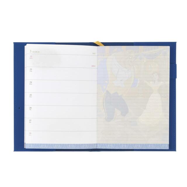 美女と野獣 手帳・スケジュール帳 B6 型押し CALENDAR & ORGANIZER 2027 2,800円