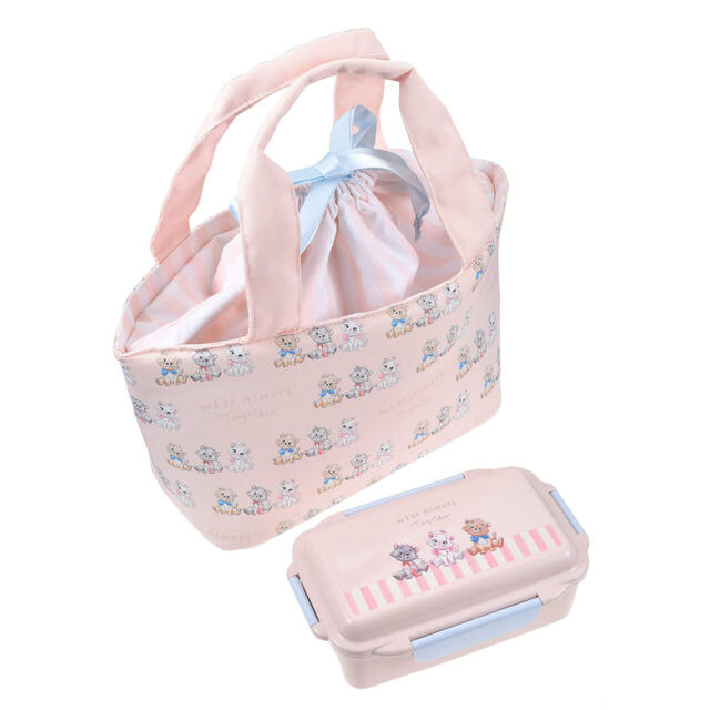 マリー、ベルリオーズ、トゥルーズ おしゃれキャット DISNEY CAT DAY 2025 お弁当箱 2,500円、保冷バッグ  2,500円