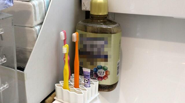 【セリア ステーショナリースタンド】歯ブラシ立てにも使えます