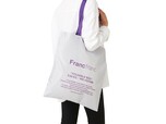 Francfranc「エルン エコバッグ ロゴ グレー」1,300円（税込）