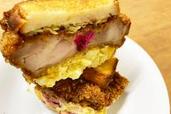 【チキンカツサンド】重ねた時のボリュームが神！「日本酒＆和食店」が本気で作った絶品カツサンド