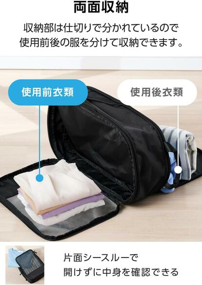 閉めるだけで、荷物が減る。エレコムの旅の正解パッキングキューブがお