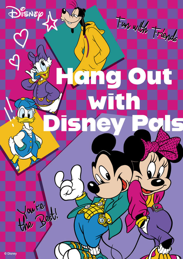 PLAZA「Hang Out with Disney Pals」ディズニーオリジナルグッズ