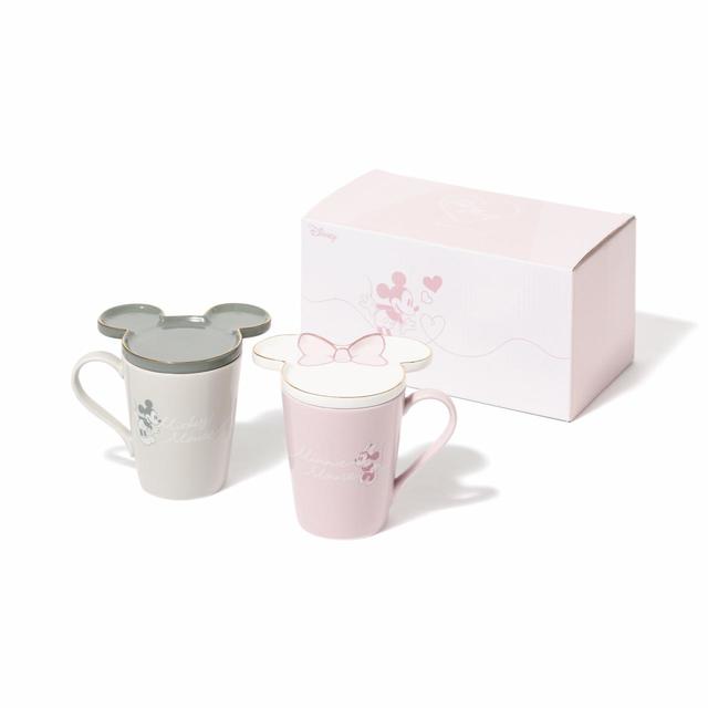 【Francfranc×ディズニー】ペアマグ フェイスプレート