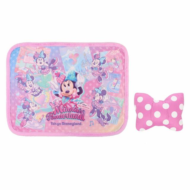 ブランケット 5,500円｜東京ディズニーランド「ディズニー・パルパルーザ“ミニーのファンダーランド”」スペシャルグッズ｜東京ディズニーリゾート40周年“ドリームゴーラウンド”｜発売日：2024年1月9日（火）｜販売店舗：東京ディズニーランド「ディズニー＆カンパニー」