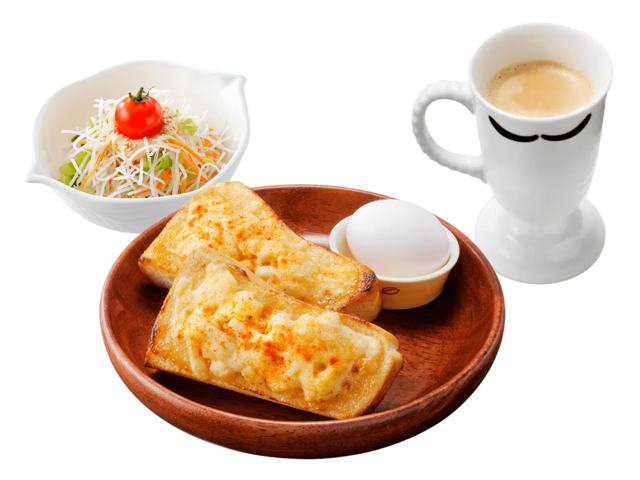 【びっくりドンキーのモーニング】 4位:ポテサラトーストセット ドリンクセット¥490/ドリンク・サラダセット¥600 ※写真はイメージ