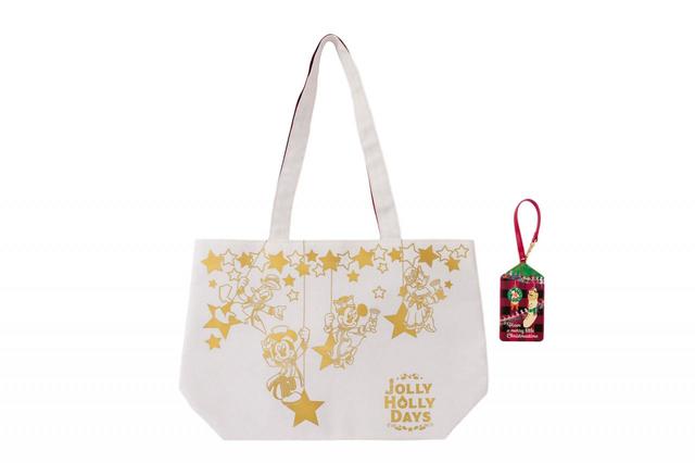 トートバッグ｜4,300円｜(トートバッグ)縦約33×横約45×マチ約16cm、(パスケース)縦約14×横約8cm