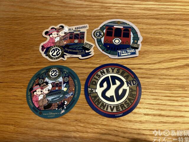 ステーショナリーセット 2,300円|東京ディズニーシー22周年記念グッズ