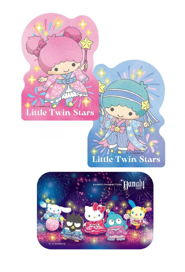 ダイカットステッカー賞｜Happyくじ「Sanrio characters HANABI 2024」