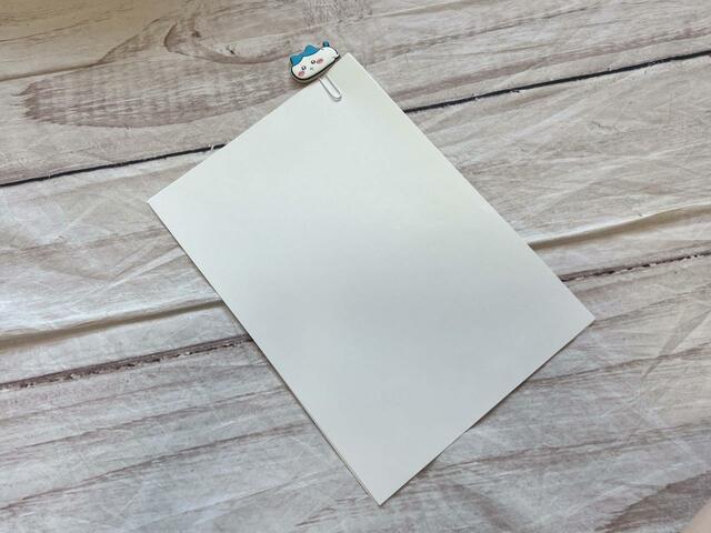 A4の用紙を挟んでみるとこんな感じ♪