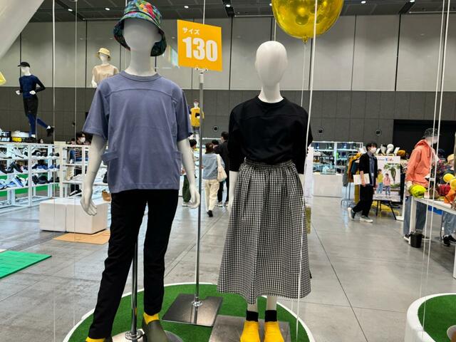 【ワークマン 子供用スニーカー】紐から本体までイエローのとてもキュートなスニーカー