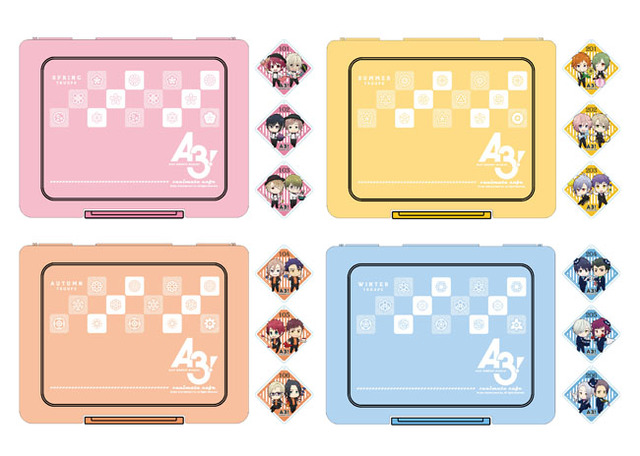 クリアテイスティBOX（全4種） 各1,600円｜『A3!』×「アニメイトカフェ」コラボレーション第3弾